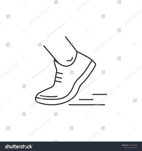 Running Shoes Icon Simple Element Illustration Royalty Free Image