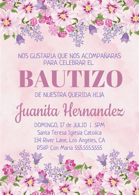 Tarjetas De Bautizo Invitaciones De Bautismo Recuardo