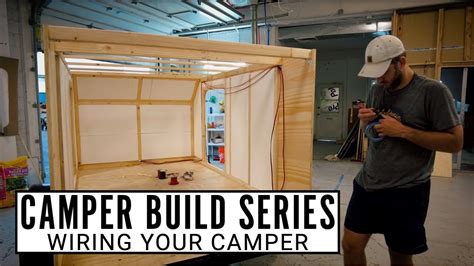 How To Build A Diy Square Drop Camper Trailer Wiring Youtube