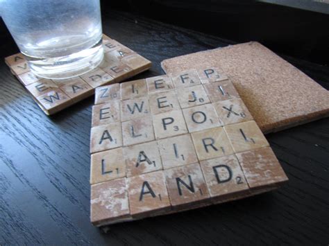 Scrabble Tile Coasters Instructables