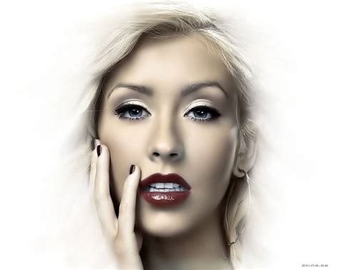 Download Amazing Set Of Beautiful Women Faces Hd Wallpapers Christina Aguilera Обои Wallpapertip