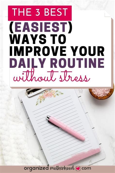 3 Simple Ways To Improve Your Daily Routine Improve Yourself Busy