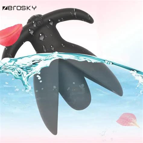 Zerosky 10 Speed Usb Silicone Anal Plug Sex Toys For Women Waterproof Butt Plug Stimulation