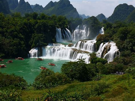 Detian Falls Asias Largest Transnational Waterfalls Waterfall