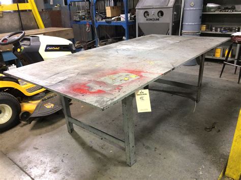Steel Welding Table 96 X 48 X 33 34 Thick Btm Industrial