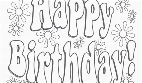 Happy Birthday Uncle Coloring Pages Happy Birthday Coloring Sheet