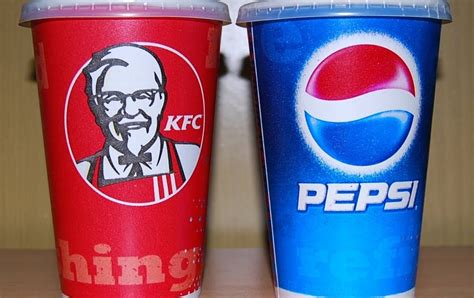 Pepsi Kfc Paper Cup Cold Refreshing Hobby And Collection Hobi And Koleksi