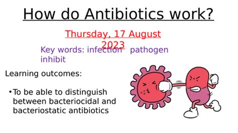How Do Antibiotics Work Teaching Resources