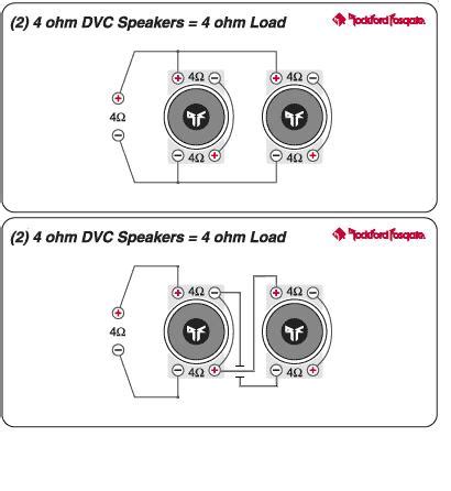 2 x 4 ohm speakers = 8 ohm load 2 x 8 ohm speakers = 16 ohm load 2 x 16. Cheating to wire 4-ohm load with two subs... - ecoustics.com