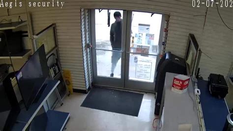 Houston Pawn Shop Pickaxe Robbery Video