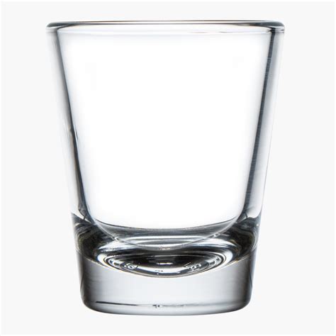Conical Clear Shot Glass Crystal Images Inc