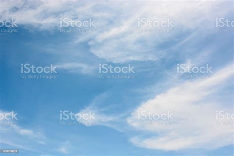 Wispy Cloud Sky Background Stock Photo Download Image Now