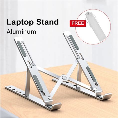 Laptop Stand Foldable Portable Aluminium Alloy Adjustable Height