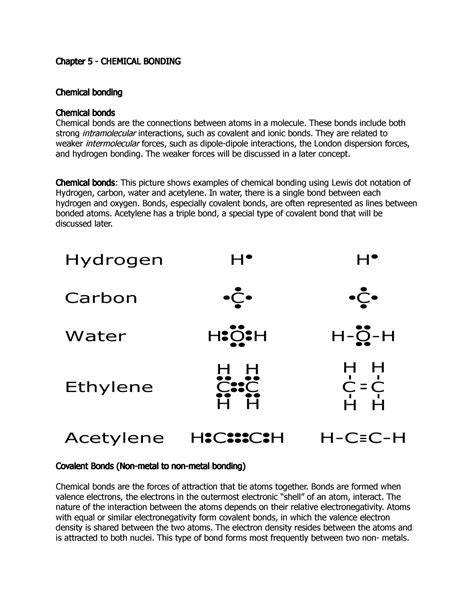 Chapter 5 Chemical Bonding Chapter 5 Chemical Bonding Chemical