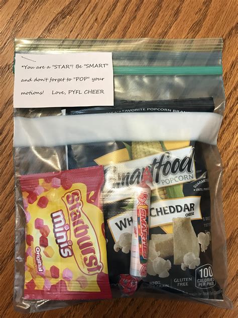 24 Cheer Snack Bag Ideas Inspirations This Is Edit