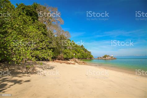 Beautiful Sky With Sea On The Peaceful Beach Stock Photo Download