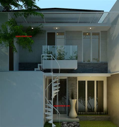 gambar desain model denah interior arsitektur rumah