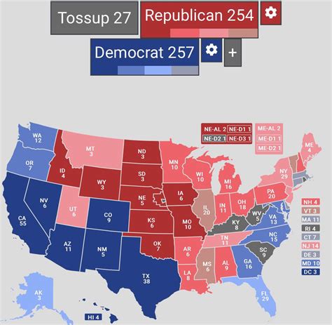 A Possible 2050s Map Electoral Votes Would Definitely Not Be The Same