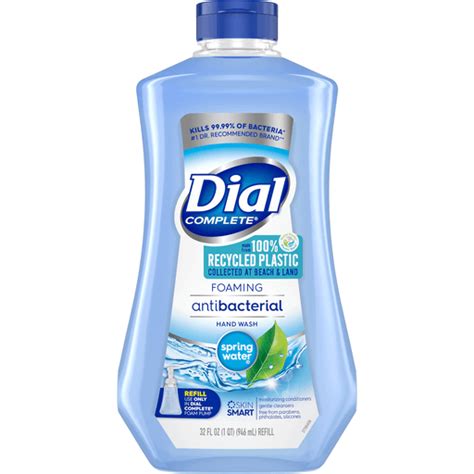 Dial Complete Antibacterial Foaming Hand Soap Refill Spring Water 32