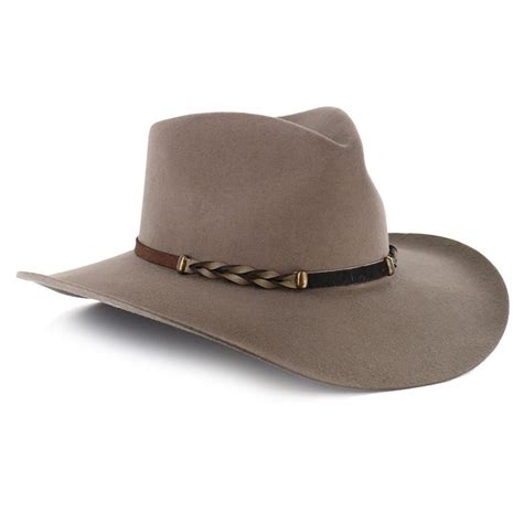Sbdftr 1634 Stone Drifter 4x Buffalo Fur Felt Western Stetson Hat