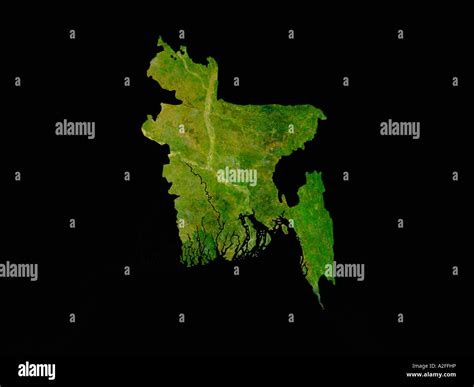 Bangladesh Map Satellite Geography Banque De Photographies Et Dimages