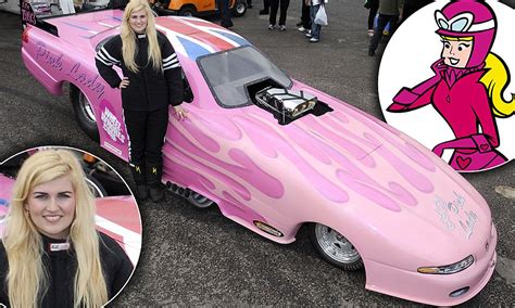 The Real Penelope Pitstop Beauty Queen 18 Burns Up The Drag Racing