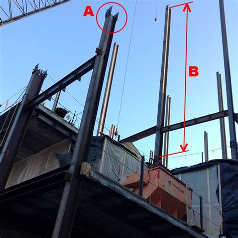 Column Splice At Collegetown Crossing Ithaca Ny Steel Structure