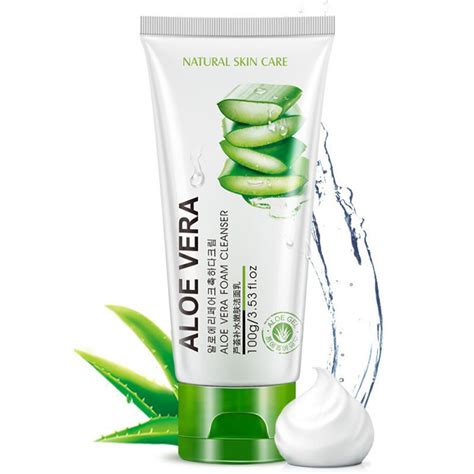 Aloe Vera Face Care Cleansing Cream Moisturizing Gentle Washing Face