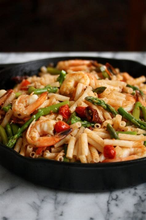 (you'll get an orangered on comments). Easy Shrimp Pasta Salad Recipe with Asparagus + Tomatoes