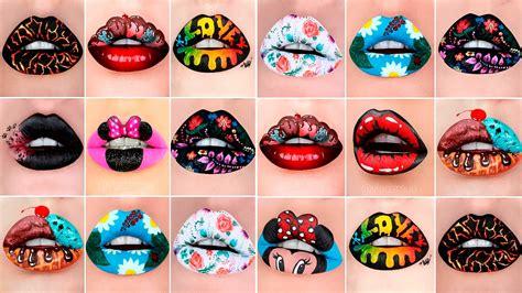 Top 40 Amazing Lip Art Lipstick Tutorial Compilation By Vladamua