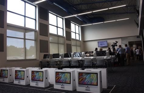No Bookshelves Here Rutherford County Opens New Tech Centric Library