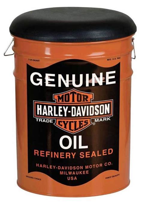 Thanks to moshe k levy on sportster.org, we now know for a fact who makes harley davidson's syn 3 oil. Harley-Davidson Oil Can Bucket Stool HDL-12131 by Ace ...