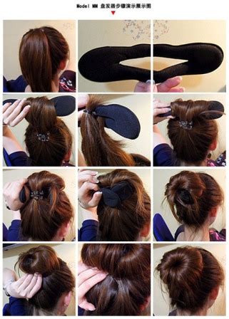 I'm showing how to use a bun donut!this is a quick and easy way to create a stylish updo.please subscribe for more! Sumber gambar