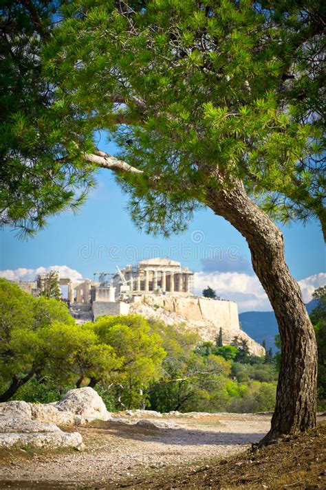 Ancient Acropolis Athens Greece Stock Image Image Of Attraction