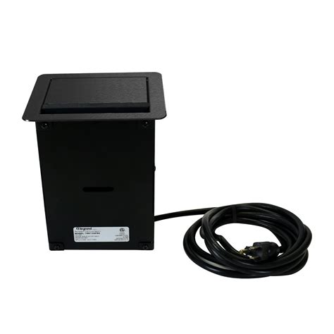 Integreat™ Av Table Box With Usb Cord Ended Black Table Boxes And