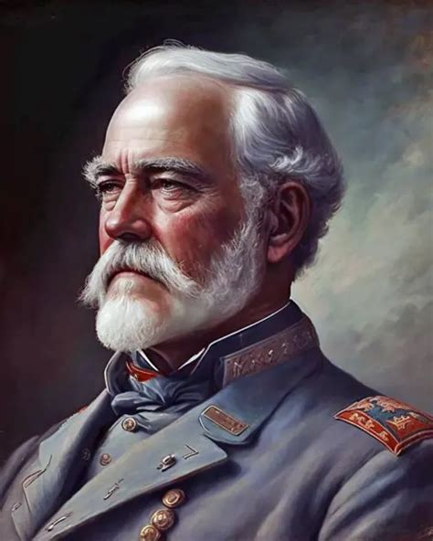 Confederate Gen Robert E Lee Us Civil War Oil Painting Real Canvas Art