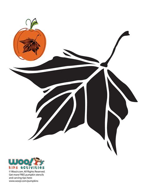Fall Stencils For Pumpkins And Elegant Crafts Woo Jr Kids