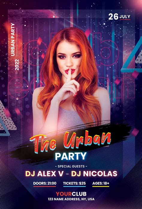 Free Urban Party Flyer Template Best Psd Freebies