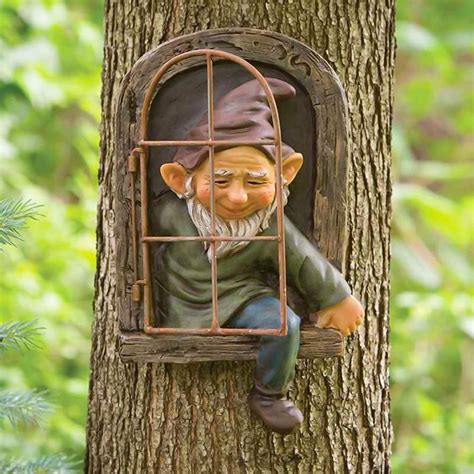 Garden Gnome Statue Ornaments For Outdoor Enthusiasts 15cm Elf Out