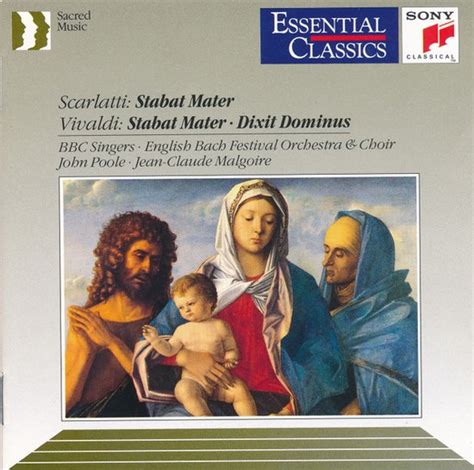 Scarlatti Vivaldi Stabat Mater Poole Malgoire B B C Singers