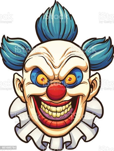 Evil Clown Stock Illustration Download Image Now Clown Evil