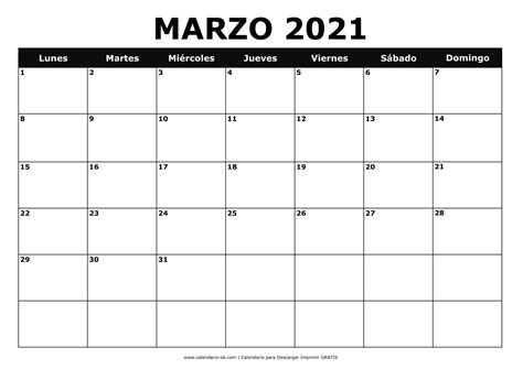 Calendario Marzo 2021 En Word Excel Y Pdf Calendarpedia Imagesee