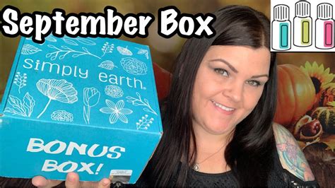 SIMPLY EARTH Essential Oil Recipe Box September 2020 Unboxing