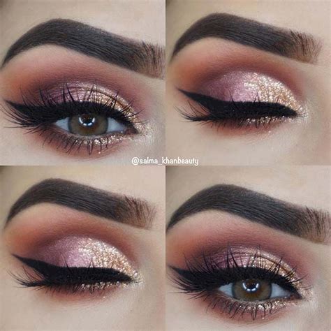 43 Glitzy Nye Makeup Ideas Page 4 Of 4 Stayglam Gold Eye Makeup