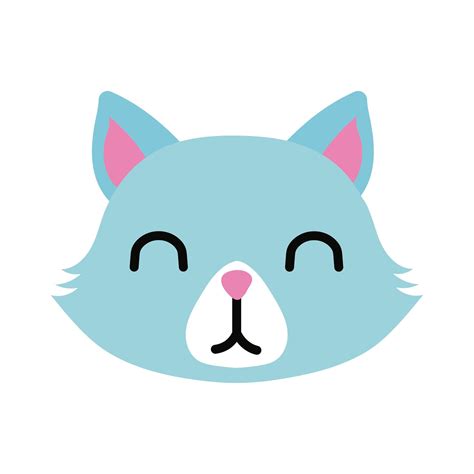 Cute Little Cat Mascot Flat Style Icon 2589504 Vector Art At Vecteezy