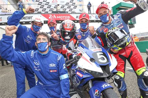 Léquipe Fcc Tsr Honda France Remporte Les 24 Heures Motos