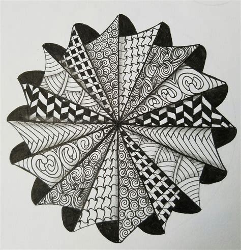 Zentangle Patterns Zentangle Drawings