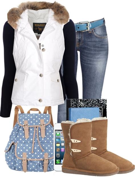 1 Winter School Outfit By Wildberrii Liked On Polyvore Polyvore