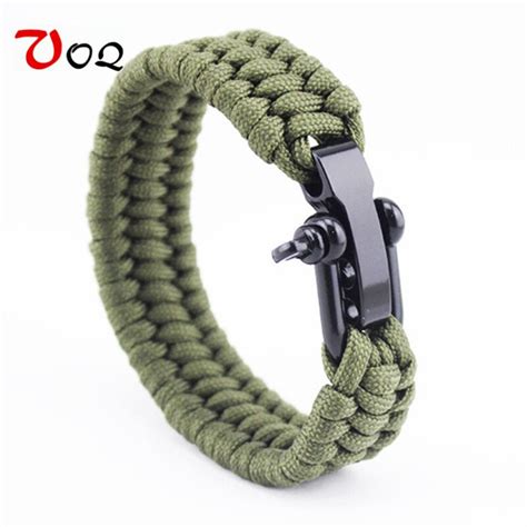 Check spelling or type a new query. 100% Top Outdoor Camping Rescue Paracord Bracelet Men Survival Parachute Cord Braided Rope ...