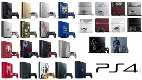 All Ps4 Fatslimpro Official And Limited Editions Consoles